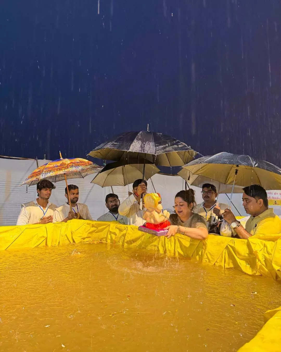 अब तक 4203 गणेश प्रतिमाओं का विसर्जन, 195 पीओपी की मूर्तियां मिलीं