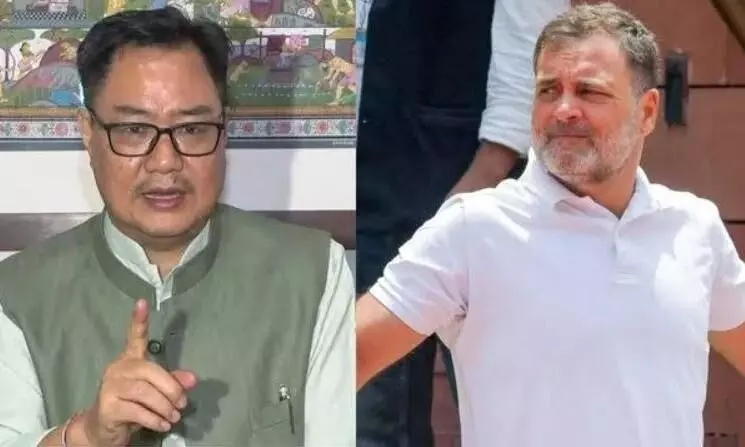 जो पार्टी संपर्क में आती है, भस्म हो जाती है, किरेन रिजिजू ने कांग्रेस पर किया तीखा हमला जो पार्टी संपर्क में आती है, भस्म हो जाती है, किरेन रिजिजू ने कांग्रेस पर किया तीखा हमला