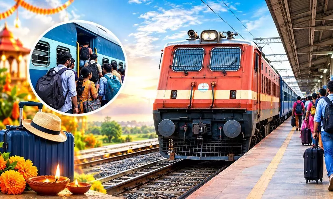 दिवाली-छठ से पहले रेलवे का बड़ा तोहफा, 13 जोड़ी स्पेशल ट्रेनें चलेंगी; यहां देखें पूरी लिस्ट दिवाली-छठ से पहले रेलवे का बड़ा तोहफा, 13 जोड़ी स्पेशल ट्रेनें चलेंगी; यहां देखें पूरी लिस्ट
