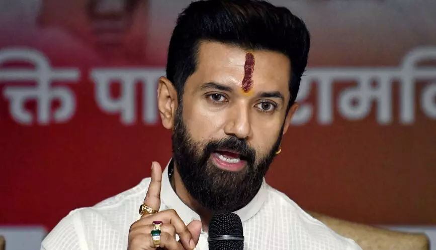 एसआईआर पर चिराग पासवान की विपक्ष को नसीहत, संदेह है तो आयोग के सामने रखें तथ्य
