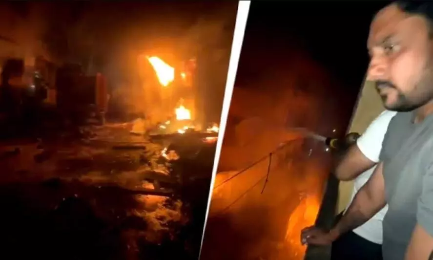 महाराष्ट्र के हिंगोली में बड़ा हादसा, पटाखा गोदाम में लगी भीषण आग, 2 लोगों की झुलसकर मौत