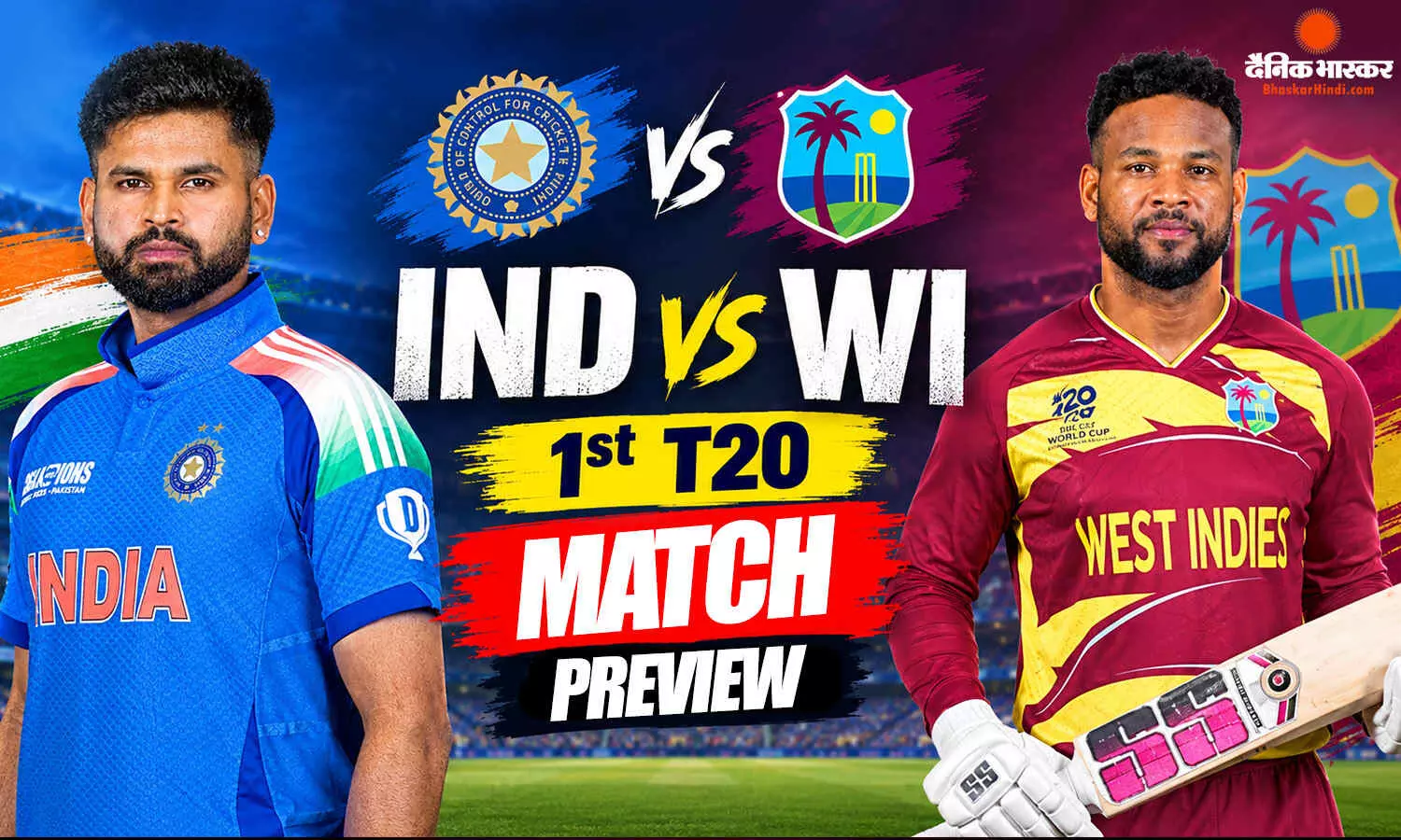 वैभव OUT..संजू होंगे IN, वेस्टइंडीज के खिलाफ पहले टी20 में ऐसी होगी टीम इंडिया की प्लेइंग-11