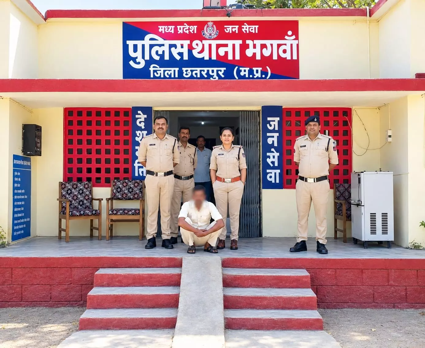भगवां पुलिस ने 7 साल पुराने मोटरयान अधिनियम के मामले में फरार वारंटी को किया गिरफ्तार भगवां पुलिस ने 7 साल पुराने मोटरयान अधिनियम के मामले में फरार वारंटी को किया गिरफ्तार