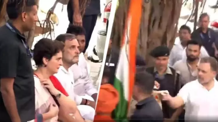 पुलिस से आमना-सामना, राहुल गांधी किसके लिए हुए खड़े? सोशल मीडिया पर वीडियो वायरल पुलिस से आमना-सामना, राहुल गांधी किसके लिए हुए खड़े? सोशल मीडिया पर वीडियो वायरल