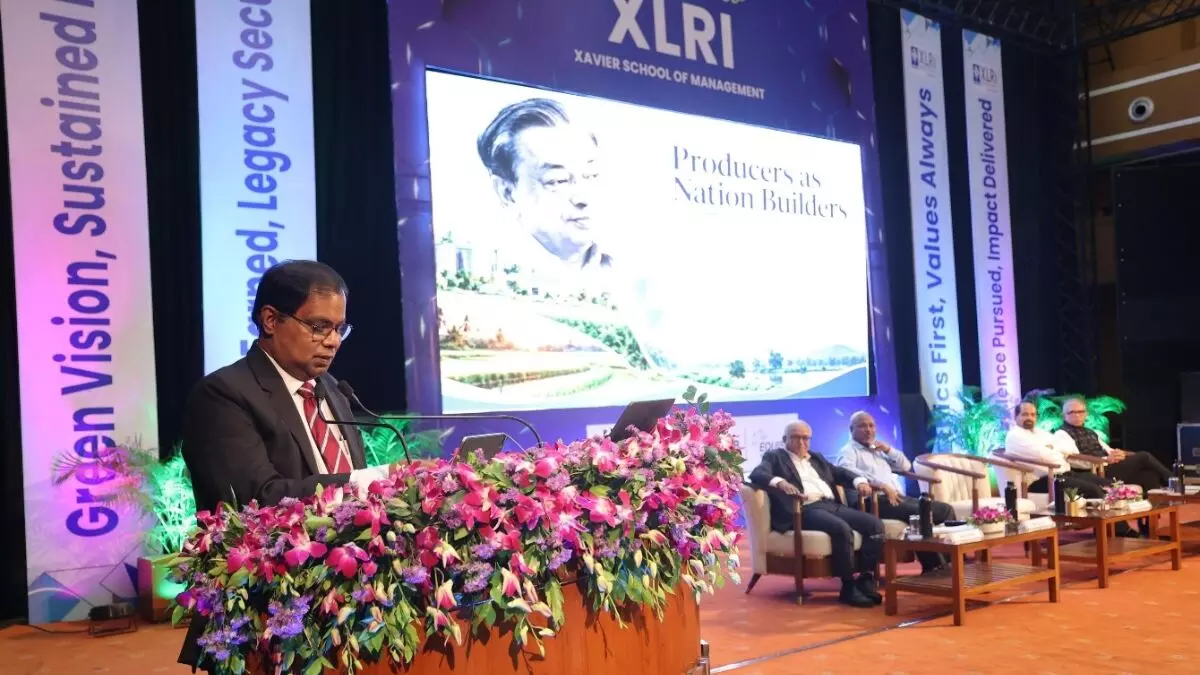 XLRI में 13वां डॉ. वर्गीज़ कुरियन स्मृति व्याख्यान, NABARD चेयरमैन ने रखे विचार XLRI में 13वां डॉ. वर्गीज़ कुरियन स्मृति व्याख्यान, NABARD चेयरमैन ने रखे विचार