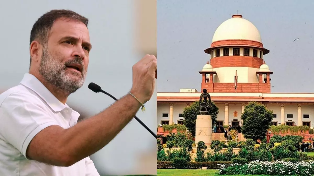 राहुल गांधी के खिलाफ अवमानना मामले पर लगाई रोक, महाराष्ट्र सरकार को जारी किया नोटिस राहुल गांधी के खिलाफ अवमानना मामले पर लगाई रोक, महाराष्ट्र सरकार को जारी किया नोटिस