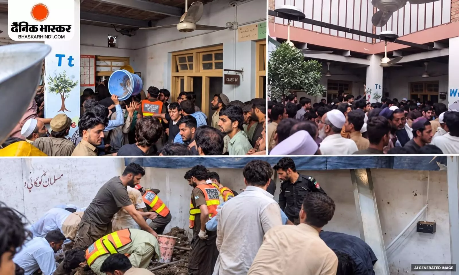 भरभरा कर गिरी स्कूल की छत, 20 बच्चों ने गंवाई जान, 40 से ज्यादा घायल, पेशावर में बड़ा हादसा