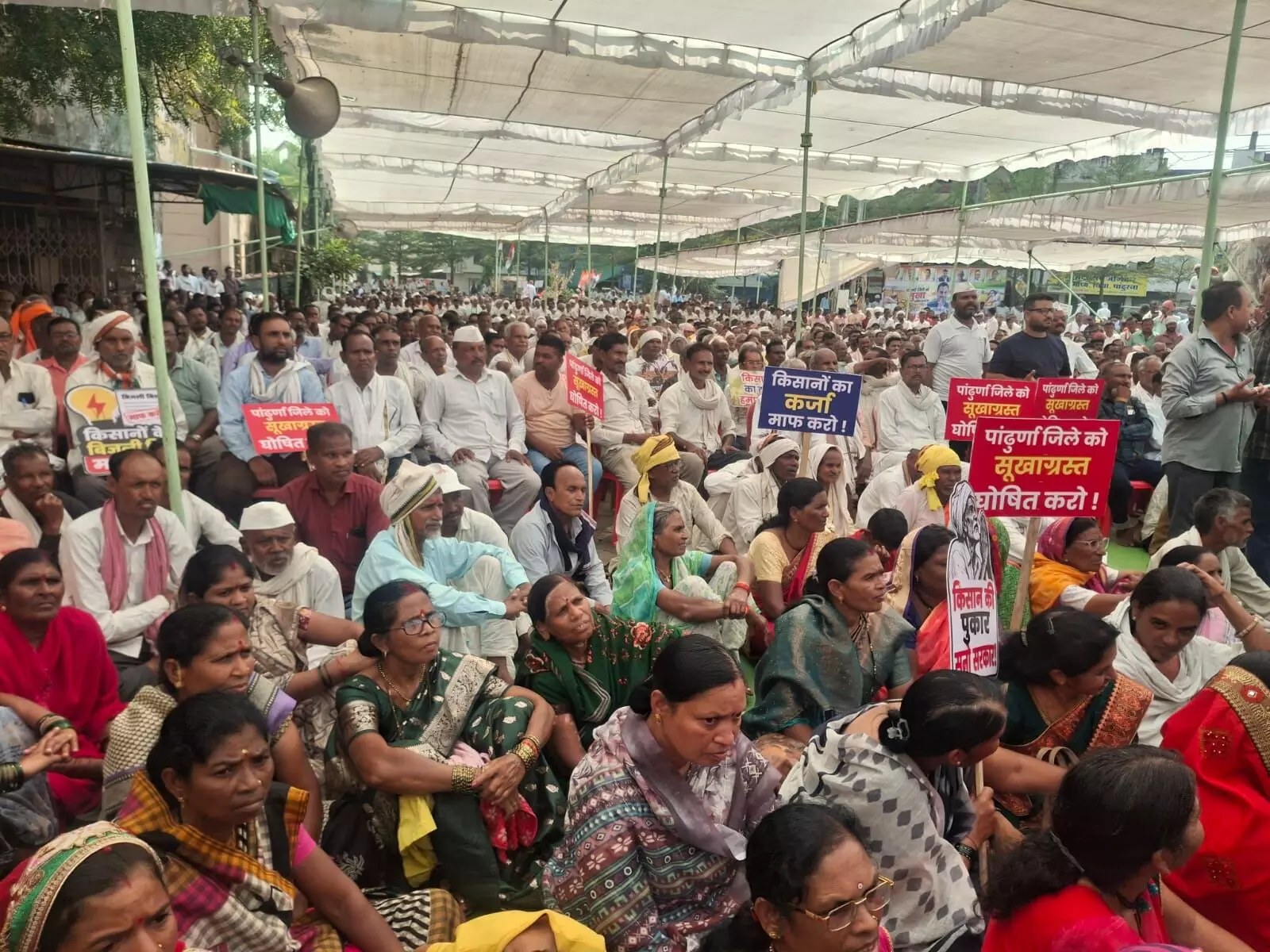कांग्रेस ने भरी हुंकार, कहा सूखाग्रस्त घोषित कर किसानों को राहत प्रदान करें सरकार