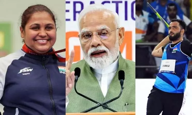 पीएम मोदी ने खिलाड़ियों की हौसला अफजाई की, कहा- देश को आपके शानदार प्रदर्शन पर गर्व