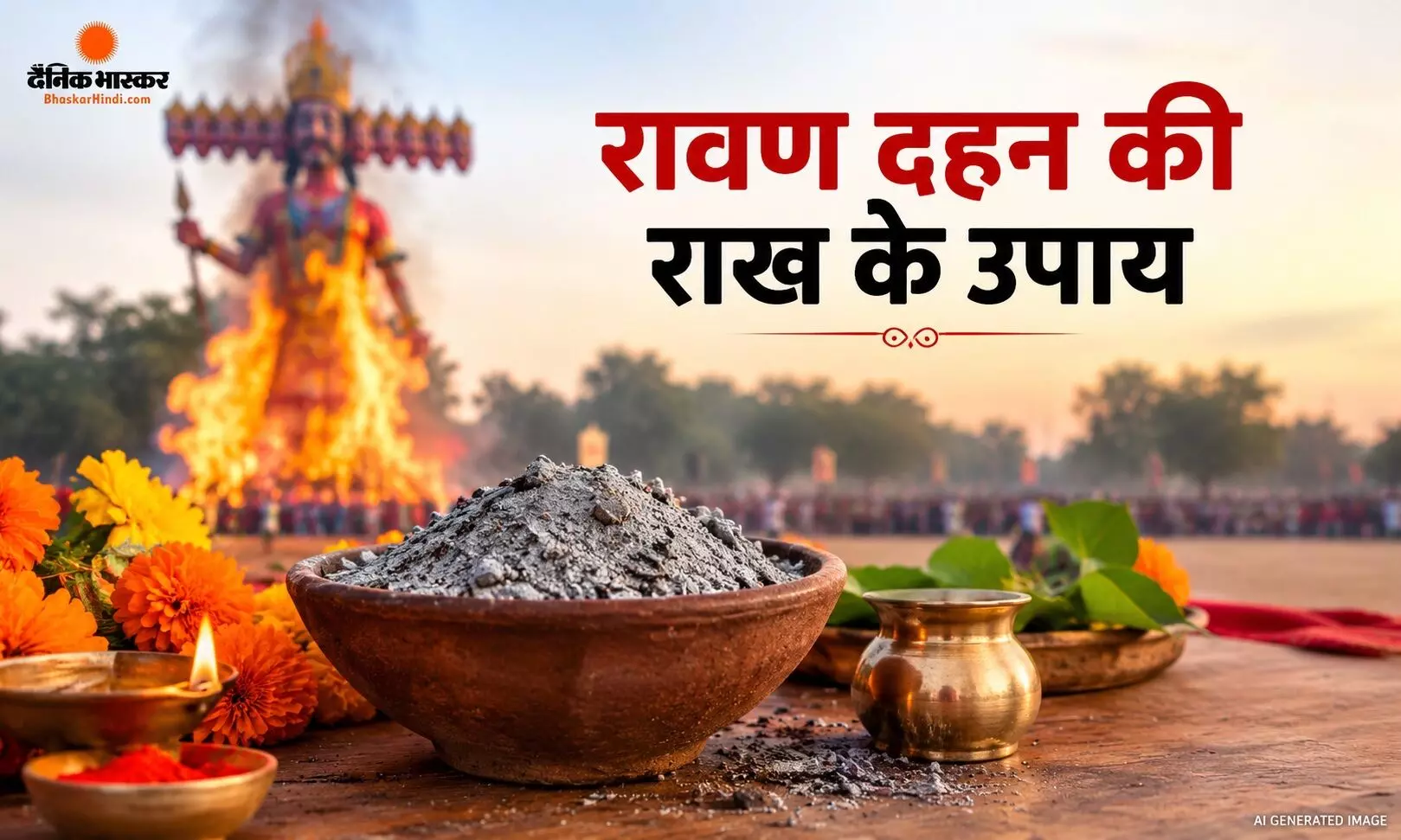 रावण दहन के बाद क्यों घर ले जाते हैं पुतले की राख? जानिए क्या है मान्यता और उपाय रावण दहन के बाद क्यों घर ले जाते हैं पुतले की राख? जानिए क्या है मान्यता और उपाय