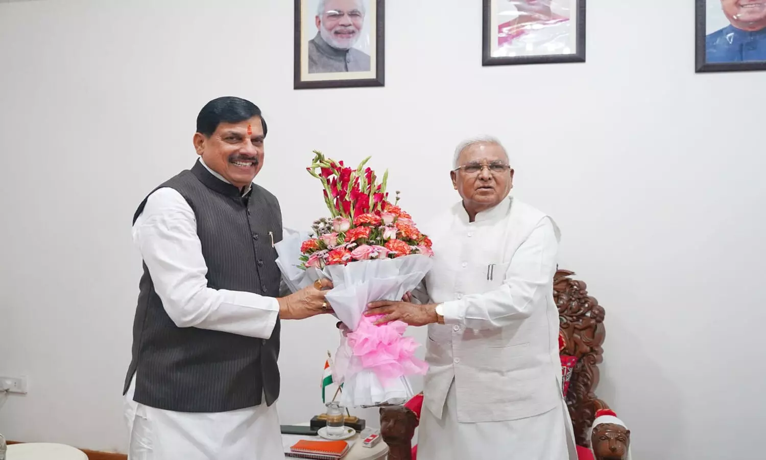 मुख्यमंत्री डॉ. मोहन यादव ने राज्यपाल मंगुभाई पटेल से की मुलाकात, मप्र स्थापना दिवस सहित अन्य विषयों पर हुई चर्चा