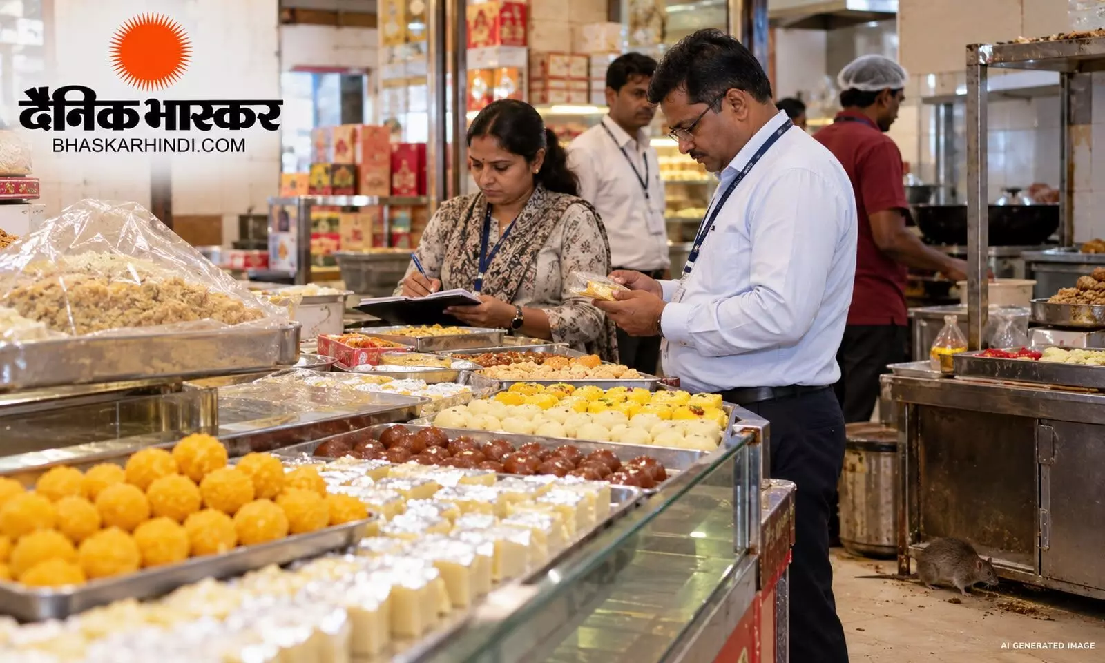 दिवाली पर मिठाई खरीदने से पहले हो जाएं सावधान, यूपी में जांच के दौरान दुकानों में मिली गंदगी, कहीं चूहे तो कहीं खराब तेल का इस्तेमाल