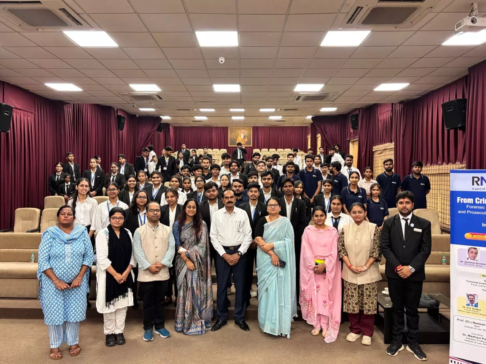 आरएनटीयू के इंस्टीट्यूट ऑफ लॉ ने फोरेंसिक एविडेंस और क्रिमिनल जस्टिस पर एक्सपर्ट सेशन का किया आयोजन